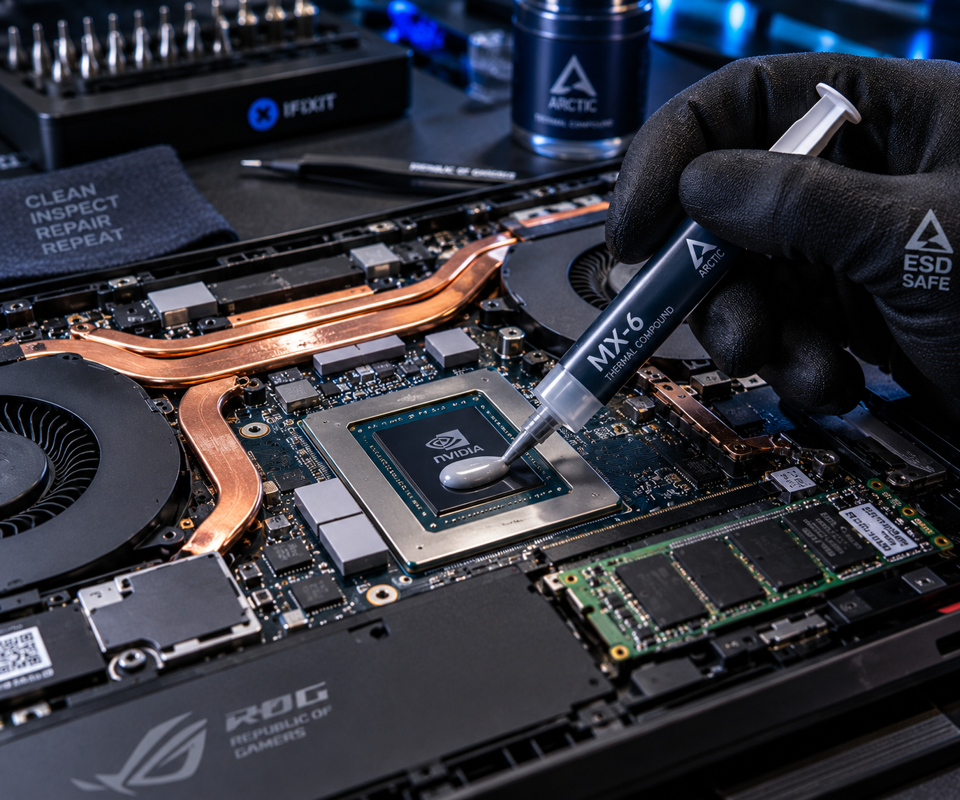 Mantenimiento térmico Laptop Gaming